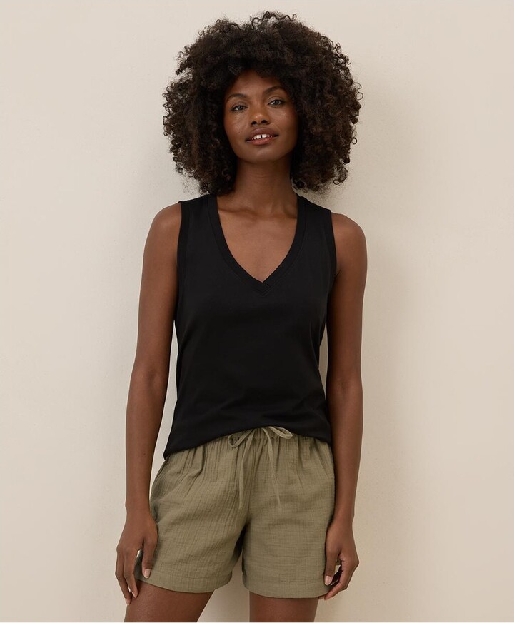 Pact Women's Organic Cotton Softspun V-Neck Tank