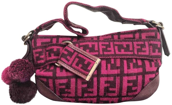 purple fendi baguette