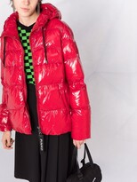Thumbnail for your product : Pinko Logo-Charm Padded Coat
