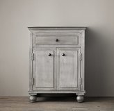 Thumbnail for your product : Restoration Hardware Annecy Metal-Wrapped Powder Room Vanity Sink Base