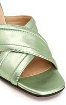 Thumbnail for your product : Castaner Metallic Leather Sandals