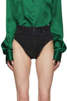 Thumbnail for your product : Y/Project Black Denim Janties Shorts