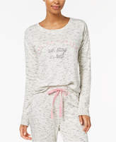 Thumbnail for your product : Jenni by Jennifer Moore Graphic-Heart Pajama Top, Created for Macy's