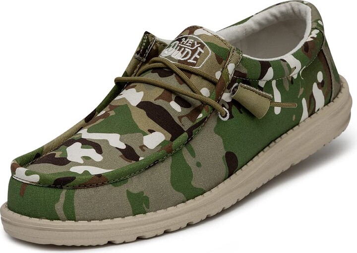 Hey Dude Men's Wally Camouflage Moc Toe Shoes ShopStyle Slipons