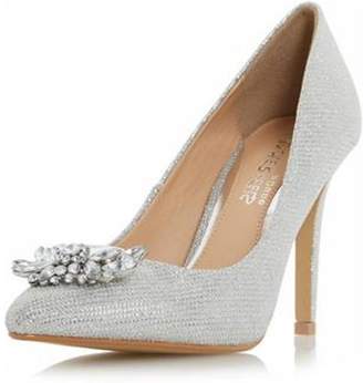 Dorothy Perkins Womens *Head Over Heels by Dune Silver 'Annette' High Heel Shoes