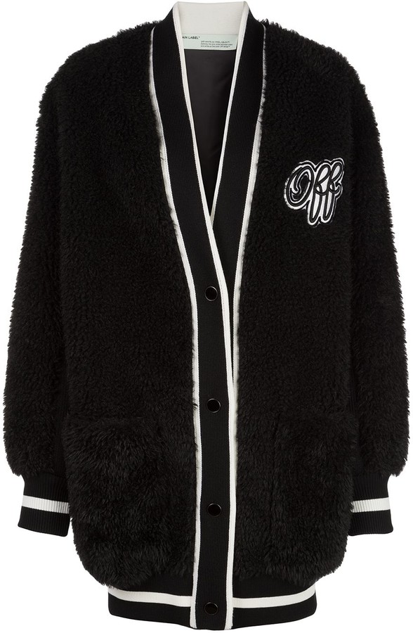 oversized varsity cardigan