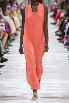 Thumbnail for your product : Valentino Silk Maxi Dress - Coral