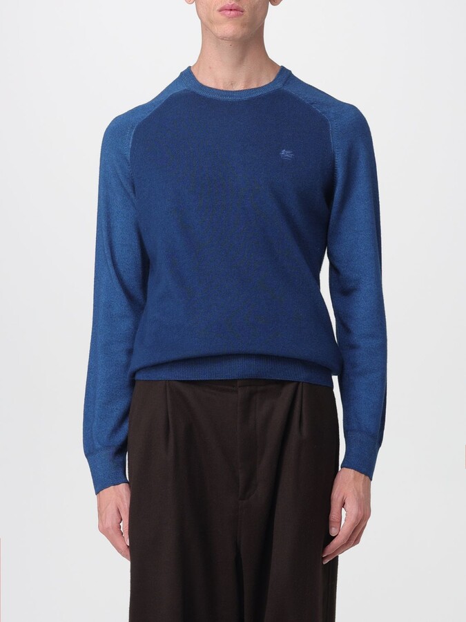 Etro Sweater Men color Blue