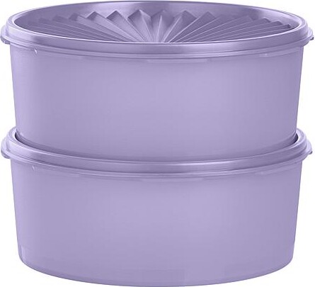 Tupperware® 4-piece Heritage Sheer Cookie Canister Set - Purple