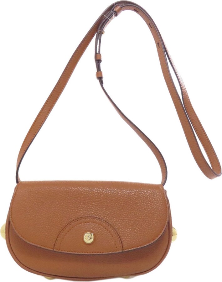 Ferragamo Gancini Leather Shoulder Bag (Pre-Owned)