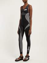 Thumbnail for your product : Off-White Off White Athletic Stretch Jersey Jumpsuit - Womens - Black White