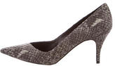 Thumbnail for your product : Stella McCartney Green Pointed-Toe Pumps