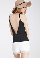 Thumbnail for your product : Forever 21 V-Cut Peplum Cami