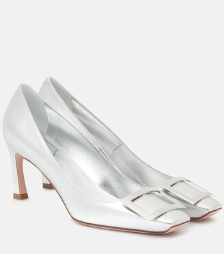 roger vivier belle vivier trompette leather pumps