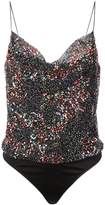Thumbnail for your product : Cushnie sequinned cowl neck body