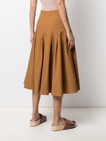 Thumbnail for your product : Barena pleated A-line skirt