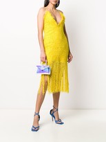 Thumbnail for your product : MSGM Fringed Textured Strappy Dress