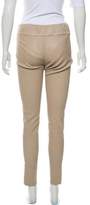 Thumbnail for your product : Thomas Wylde Mid-Rise Leather Pants