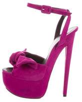 Thumbnail for your product : Giuseppe Zanotti Suede Platform Sandals