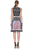 Thumbnail for your product : Peter Pilotto Nico Silk Dress in Geo Pink
