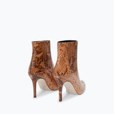 Thumbnail for your product : Zara 29489 High Heeled Printed Leather Bootie