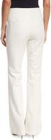 Thumbnail for your product : Tibi Anson Stretch Flare-Leg Pants, Ivory