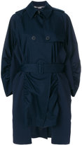 Stella McCartney ruched trench coat 