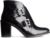Thumbnail for your product : H&M Leather Boots - Black - Ladies