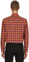 Thumbnail for your product : Etro Houndstooth Cotton Jacquard Pajama Shirt