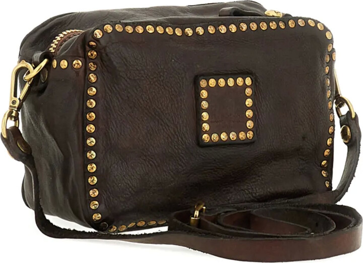 Campomaggi Embellished Studded Shoulder Bag