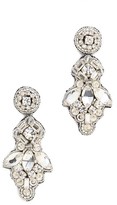 Thumbnail for your product : Deepa Gurnani Crystal Button Drop Earrings