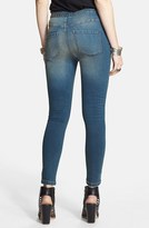 Thumbnail for your product : Free People High Rise Side Zip Skinny Jeans (Coyote)