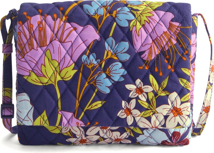 Outlet Cotton Small Flap Hipster Crossbody Bag