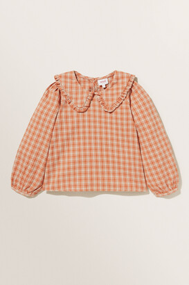 Seed Heritage Collared Check Top