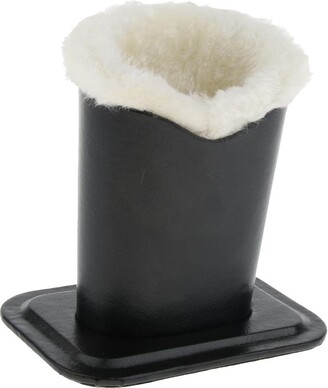 Hellery Luxury Fluffy Fur Lined Leather Display & Storage Case for Sunglasses/Eyeglasses