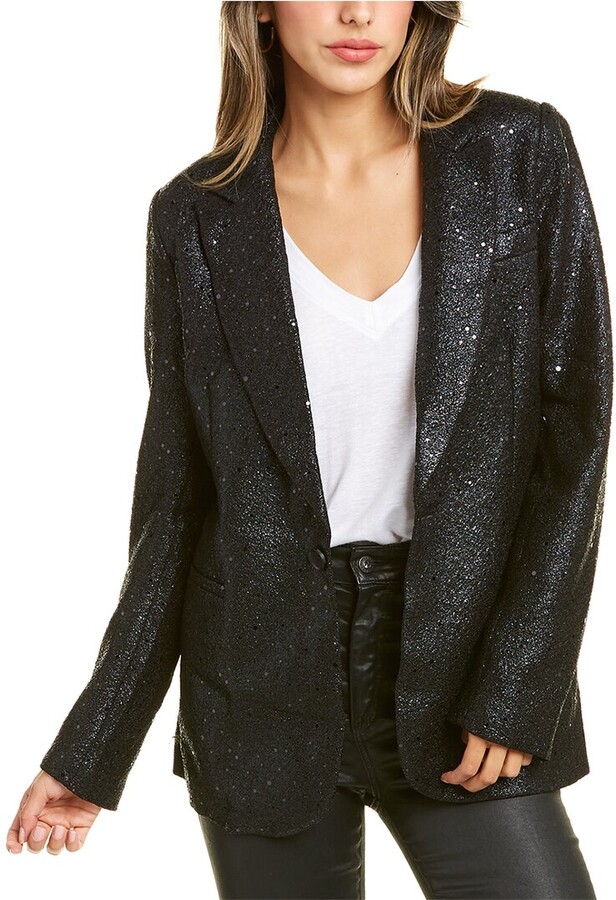 Neon Blonde Shimmer Blazer ShopStyle