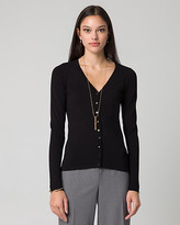 Thumbnail for your product : Le Château Viscose Blend Button-Front Cardigan