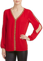 Thumbnail for your product : Moa Moa Bead-Embellished Top
