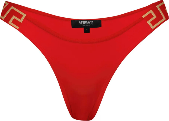 Versace Greca-detailing bikini bottoms