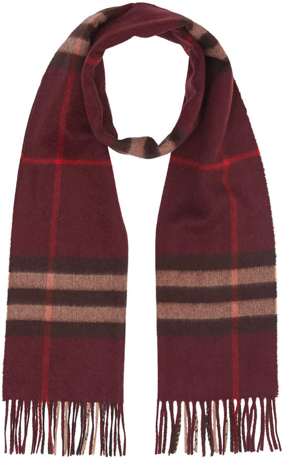 Burberry Men's Giant Check Cashmere Scarf ShopStyle Scarves