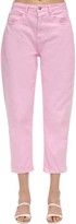 Thumbnail for your product : Ireneisgood High Waist Cotton Straight Jeans
