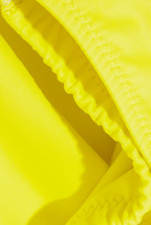Thumbnail for your product : Norma Kamali Halterneck Bikini - Bright yellow