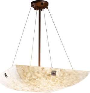 Justice Design Group Alabaster Rocks 6 Light Pendant