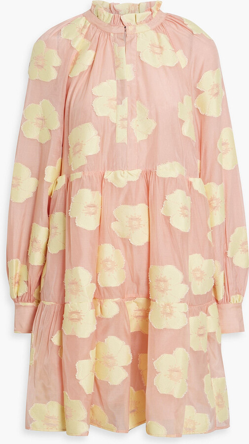 Stine Goya Jasmine fil coupé organza mini dress