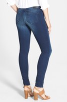 Thumbnail for your product : Mavi Jeans 'Adriana' Stretch Super Skinny Jeans (Deep)