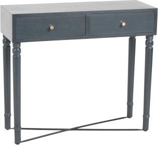 TJMAXX 34X30 2 Drawer Console Table