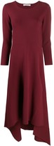 Thumbnail for your product : Dorothee Schumacher Long-Sleeve Flared Midi Dress