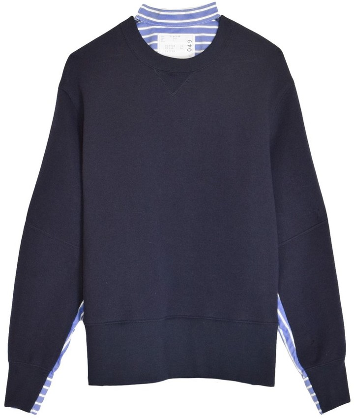 sacai sponge sweatshirt