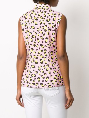 Love Moschino Leopard Print Shirt