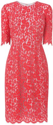 LK Bennett Wardour Lace Overlay Dress